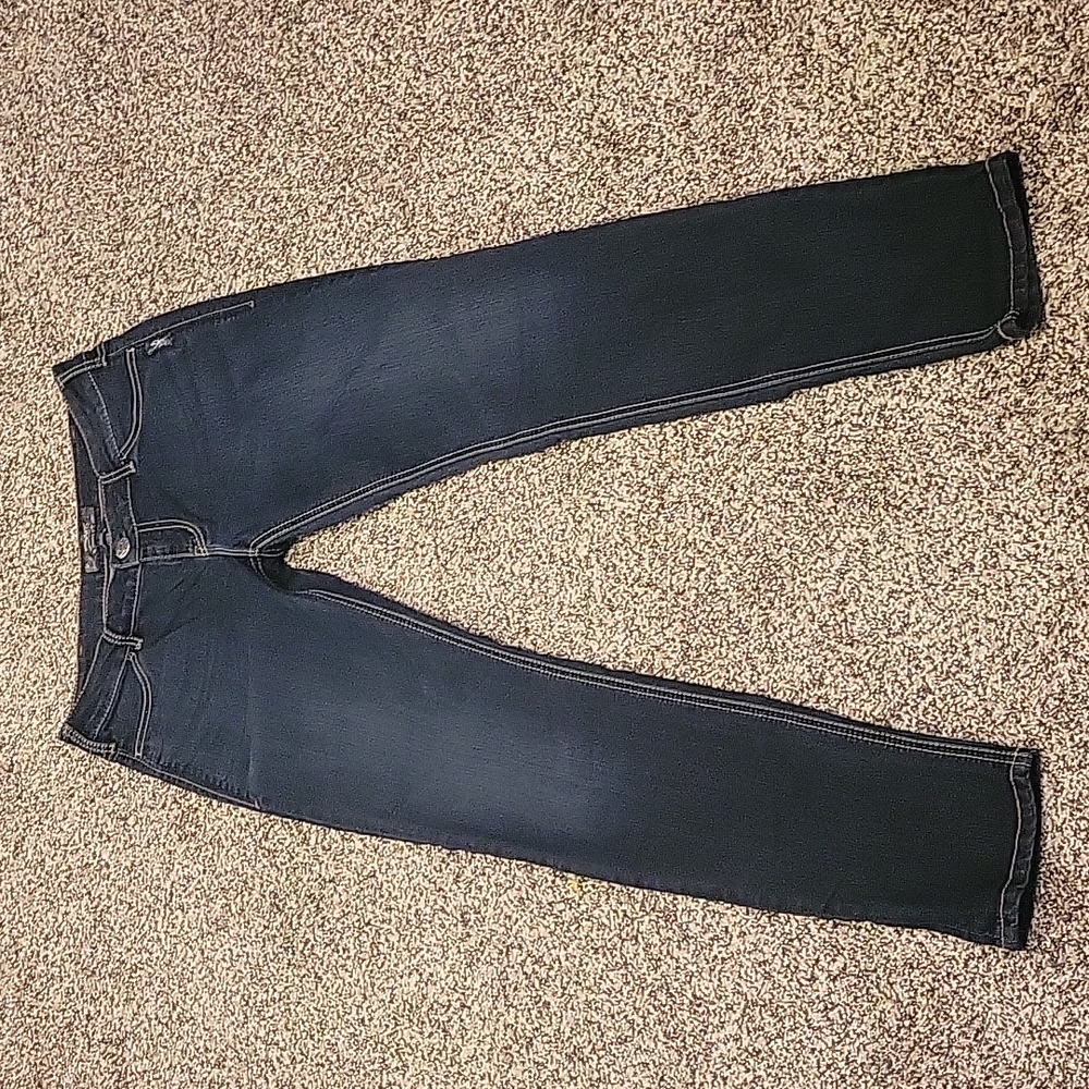 Silver skinny jeans, size W31/L31